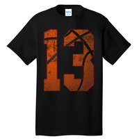 13th Birthday Party Thirteen 13 Year Old Basketball Bday Tall T-Shirt