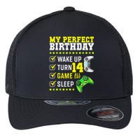 14th Birthday Party Perfect For Gamer 14 Years Olds Flexfit Unipanel Trucker Cap