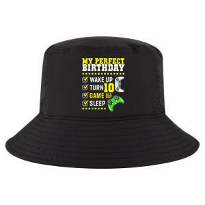 10th Birthday Party Perfect For Gamer 10 Years Old Boy Cool Comfort Performance Bucket Hat