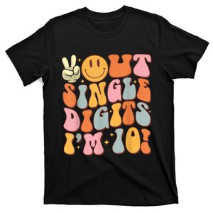 10th Birthday Peace Out Single Digit IM 10 Party T-Shirt