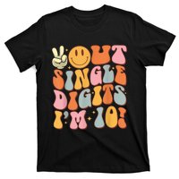 10th Birthday Peace Out Single Digit IM 10 Party T-Shirt