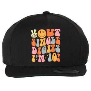 10th Birthday Peace Out Single Digit IM 10 Party Wool Snapback Cap