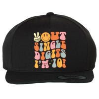 10th Birthday Peace Out Single Digit IM 10 Party Wool Snapback Cap