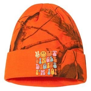 10th Birthday Peace Out Single Digit IM 10 Party Kati Licensed 12" Camo Beanie