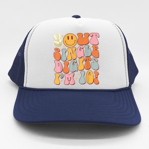 10th Birthday Peace Out Single Digit IM 10 Party Trucker Hat