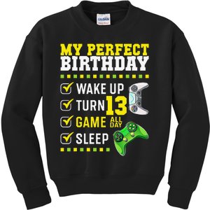 13th Birthday Party Perfect For Gamer 13 Years Old Kids Sweatshirt