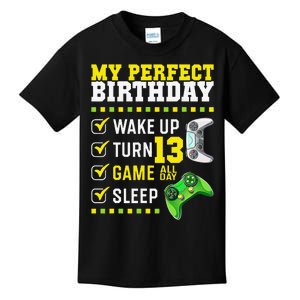 13th Birthday Party Perfect For Gamer 13 Years Old Kids T-Shirt