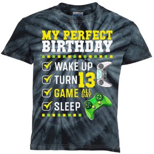 13th Birthday Party Perfect For Gamer 13 Years Old Kids Tie-Dye T-Shirt