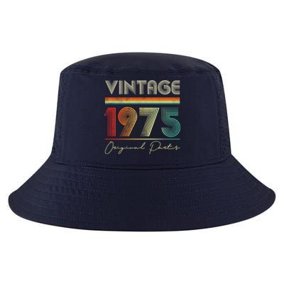 1975 Birthday Retro Original Parts 48th Birthday Cool Comfort Performance Bucket Hat