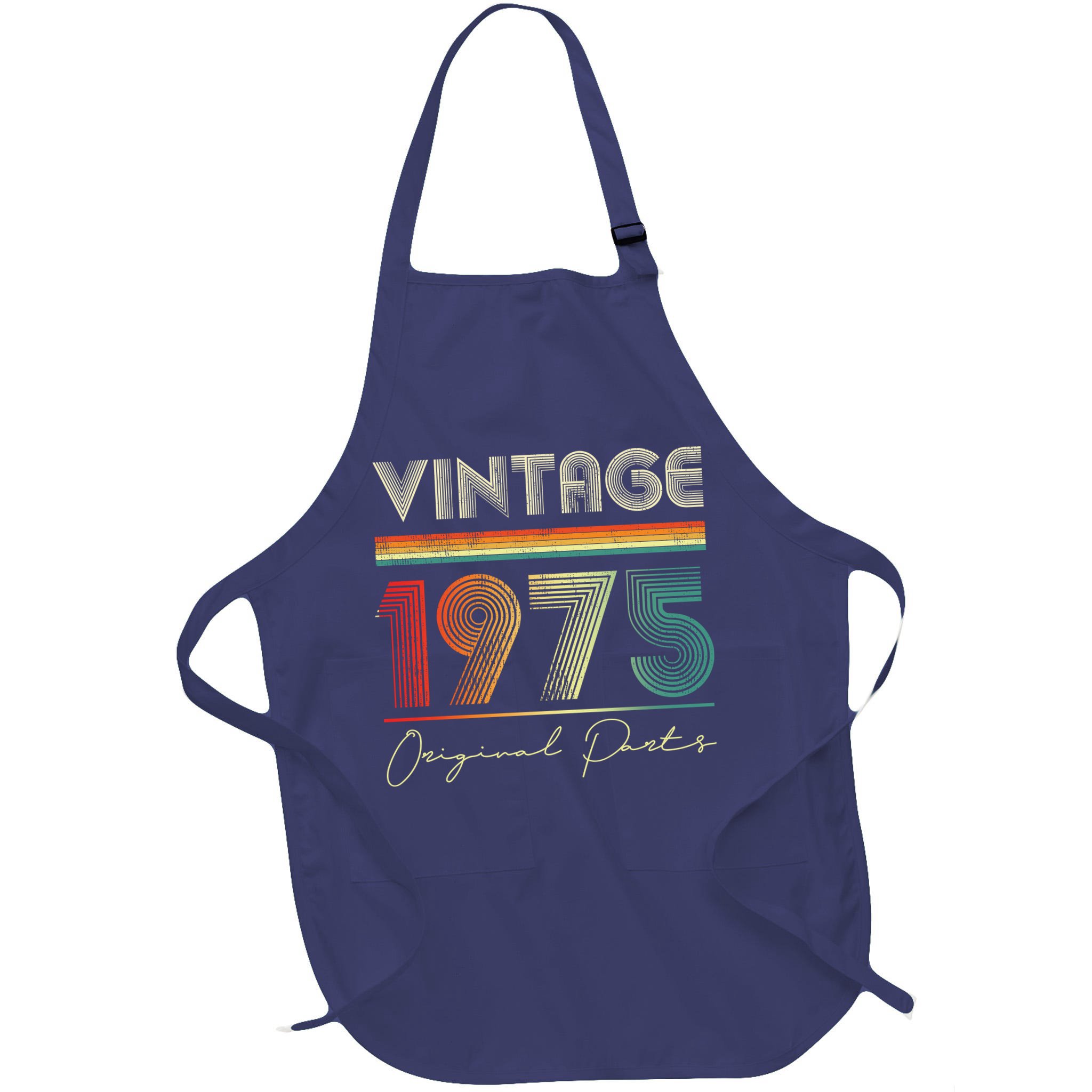 1975 Birthday Retro Original Parts 48th Birthday Apron