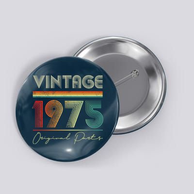1975 Birthday Retro Original Parts 48th Birthday Button