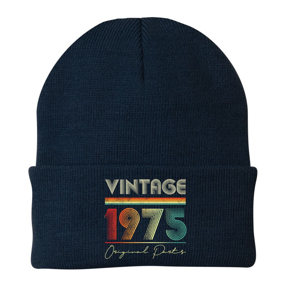 1975 Birthday Retro Original Parts 48th Birthday Beanie