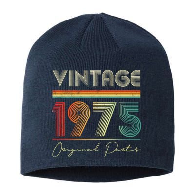 1975 Birthday Retro Original Parts 48th Birthday Sustainable Beanie