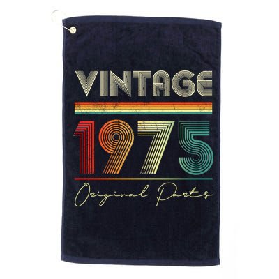 1975 Birthday Retro Original Parts 48th Birthday Golf Towel