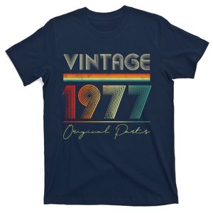 1977 Birthday Retro Original Parts 46th Birthday T-Shirt