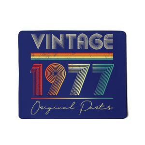 1977 Birthday Retro Original Parts 46th Birthday Mousepad