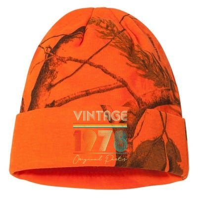 1978 Birthday Retro Original Parts 45th Birthday Kati Licensed 12" Camo Beanie