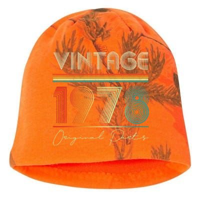 1978 Birthday Retro Original Parts 45th Birthday Kati - Camo Knit Beanie