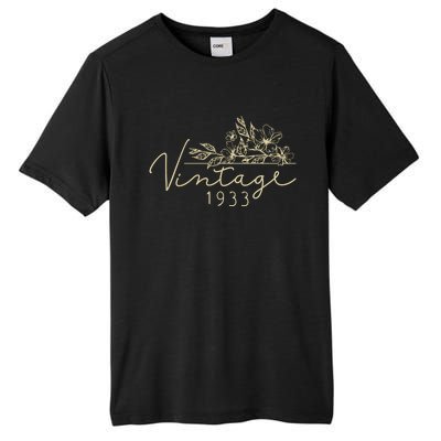 1933 Birthday Retro Original Parts 90th Birthday Tall Fusion ChromaSoft Performance T-Shirt