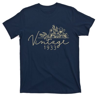 1933 Birthday Retro Original Parts 90th Birthday T-Shirt