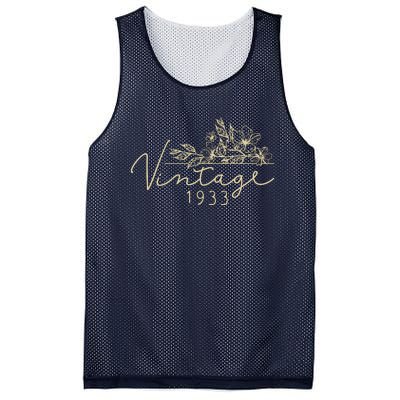 1933 Birthday Retro Original Parts 90th Birthday Mesh Reversible Basketball Jersey Tank