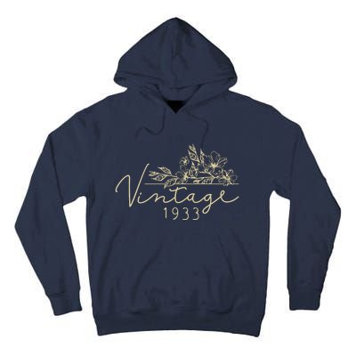 1933 Birthday Retro Original Parts 90th Birthday Tall Hoodie