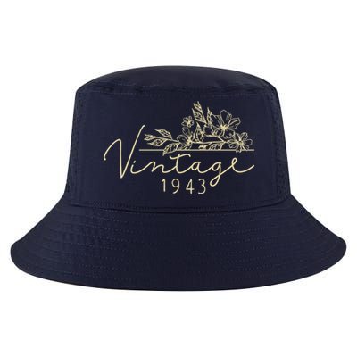 1943 Birthday Retro Original Parts 80th Birthday Cool Comfort Performance Bucket Hat