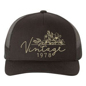 1978 Birthday Retro Original Parts 45th Birthday Yupoong Adult 5-Panel Trucker Hat