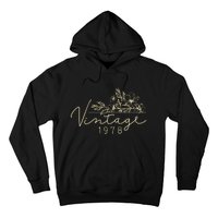 1978 Birthday Retro Original Parts 45th Birthday Hoodie