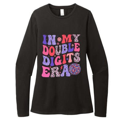 10th Birthday Retro In My Double Digits Era Womens CVC Long Sleeve Shirt