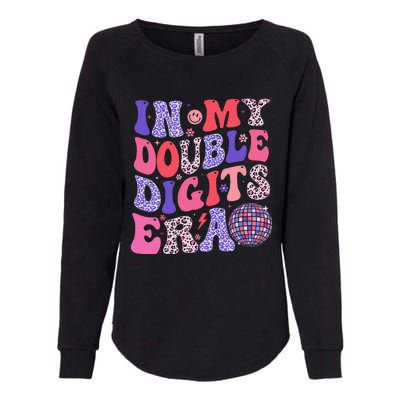 10th Birthday Retro In My Double Digits Era Womens California Wash Sweatshirt