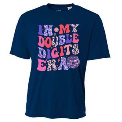 10th Birthday Retro In My Double Digits Era Cooling Performance Crew T-Shirt