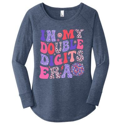 10th Birthday Retro In My Double Digits Era Women's Perfect Tri Tunic Long Sleeve Shirt