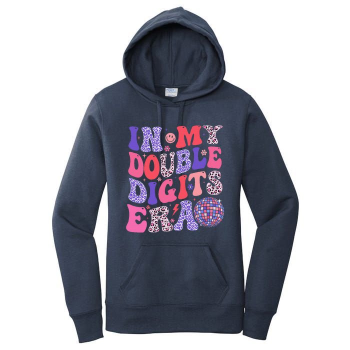 10th Birthday Retro In My Double Digits Era Women's Pullover Hoodie