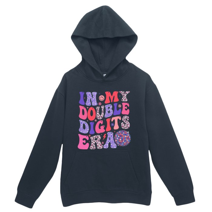 10th Birthday Retro In My Double Digits Era Urban Pullover Hoodie