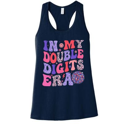 10th Birthday Retro In My Double Digits Era Women's Racerback Tank