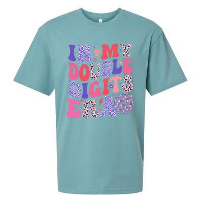 10th Birthday Retro In My Double Digits Era Sueded Cloud Jersey T-Shirt