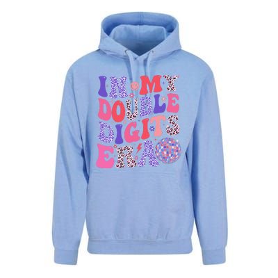 10th Birthday Retro In My Double Digits Era Unisex Surf Hoodie