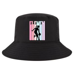 11th Birthday Retro Basketball Player 11 Years Old Cool Comfort Performance Bucket Hat