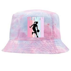 11th Birthday Retro Basketball Player 11 Years Old Tie-Dyed Bucket Hat