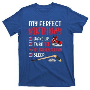 13th Birthday Retro Ice Hockey 13 Years Old T-Shirt