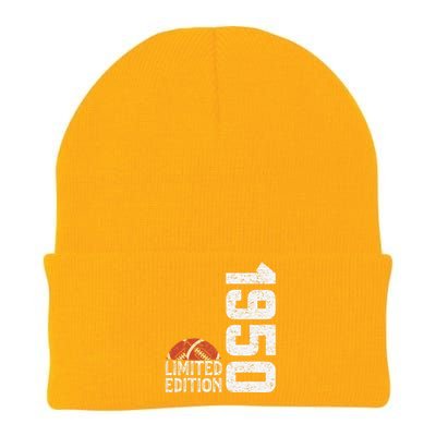 1950 Birthday Rugby Limited Edition Born In 1950 Knit Cap Winter Beanie