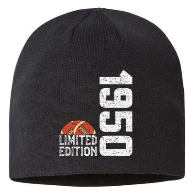 1950 Birthday Rugby Limited Edition Born In 1950 Sustainable Beanie