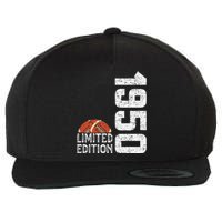 1950 Birthday Rugby Limited Edition Born In 1950 Wool Snapback Cap