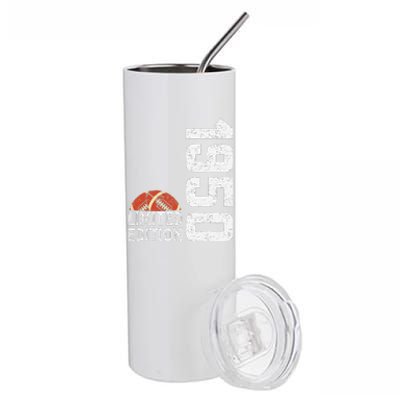 1950 Birthday Rugby Limited Edition Born In 1950 Stainless Steel Tumbler