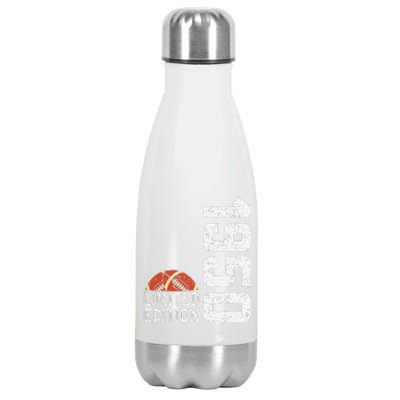 1950 Birthday Rugby Limited Edition Born In 1950 Stainless Steel Insulated Water Bottle