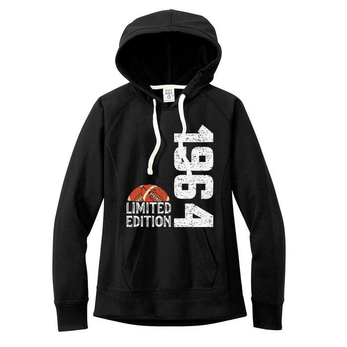 1964 Birthday Rugby Limited Edition Born In 1964 Women's Fleece Hoodie