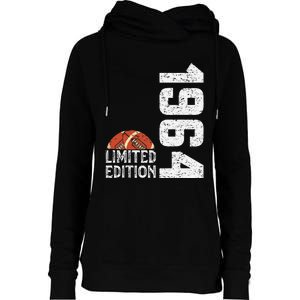 1964 Birthday Rugby Limited Edition Born In 1964 Womens Funnel Neck Pullover Hood