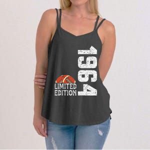 1964 Birthday Rugby Limited Edition Born In 1964 Women's Strappy Tank