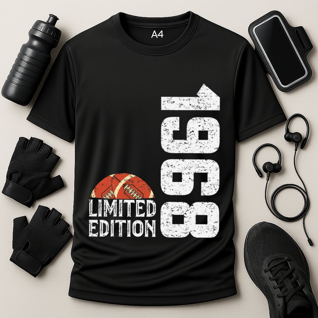 1968 Birthday Rugby Limited Edition Born In 1968 Cooling Performance Crew T-Shirt